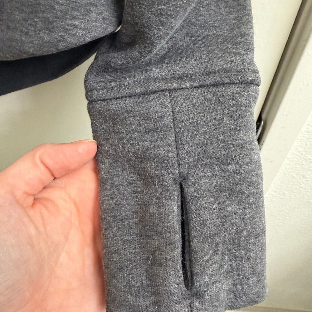 Athletea Zip-Up Hooded Jacket:Super warm fuzzy inside! - Picture 5 of 5